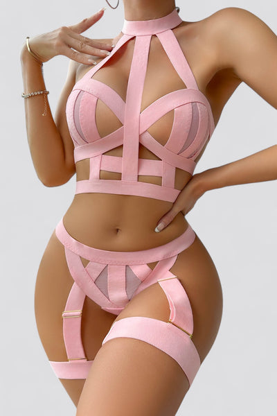 GIANNA | Conjunto de lencería bondage y picante
