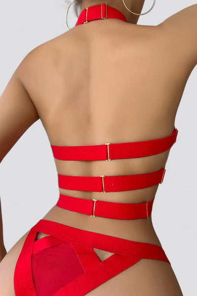 GIANNA | Conjunto de lencería bondage y picante